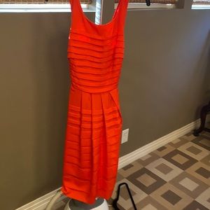 Eva Franco Anthropology Orange dress